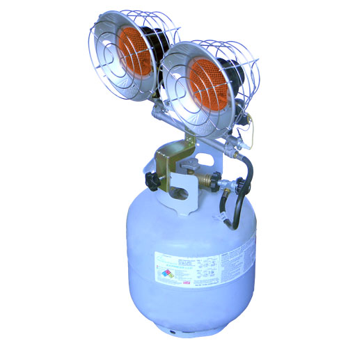 HEATER 30,000 BTU PROPANE DOUBLE BURNER TANKTOP