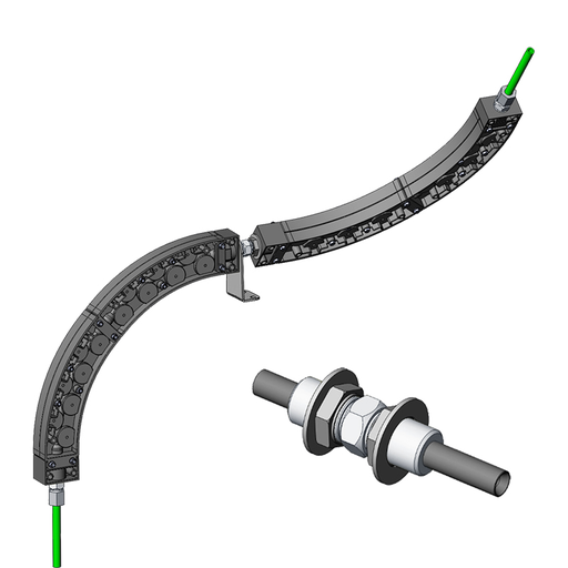 Wire Guide Module union adapter kit (washer & bracket mounts)