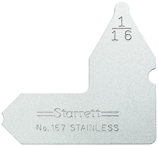 RADIUS GAGE, 1/16"