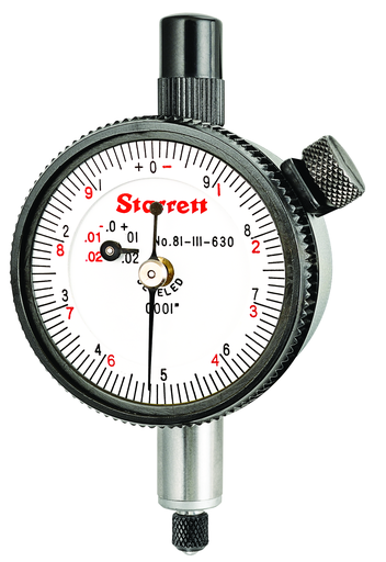 DIAL INDICATOR, 0 -.025", .0001" GRAD 81-111-630J