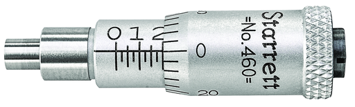 MICROMETER HEAD, 0-1/4" range, .001" GRADS 460A