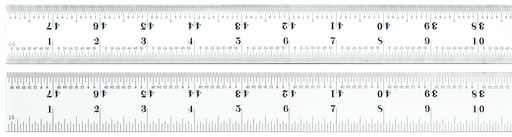 STEEL RULE, SPRING-TEMPERED, 48", 7R GRADS C607R-48