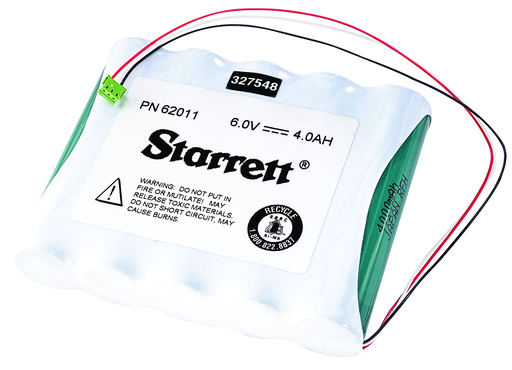 Starrett PT62011 Altissimo NiMH 6V Electronic Height Gage Replacement Battery Pack