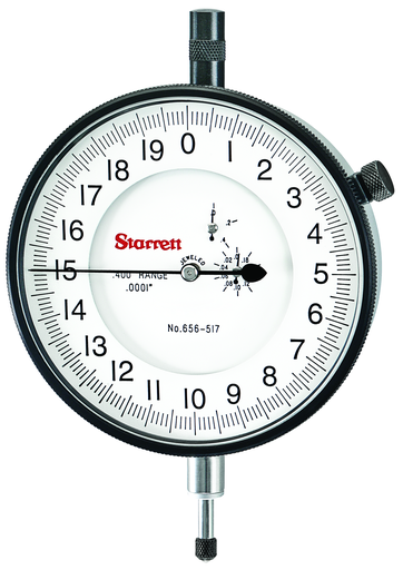 DIAL INDICATOR, 0 -.400", .0001" GRAD 656-617J