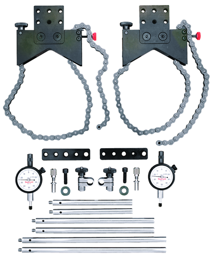SHAFT ALIGNMENT CLAMP SET, WITH 81-141J INDICATORS & EXTENSION PLATES S668DZ