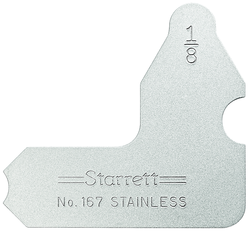 RADIUS GAGE, 1/8" 167-1/8
