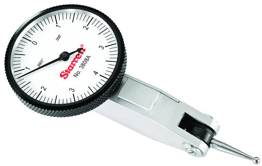DIAL TEST INDICATOR SET, 0-4-0, 1-1/4" DIAM. 3808AC