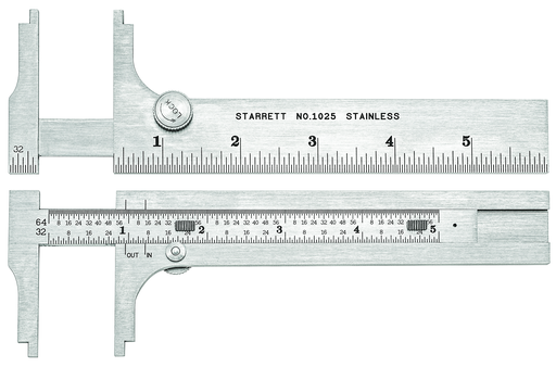 POCKET SLIDE CALIPER, 6" 1025-6