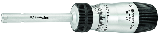 MICROMETER, INSIDE 5/16-3/8" RANGE 78XTZ-375