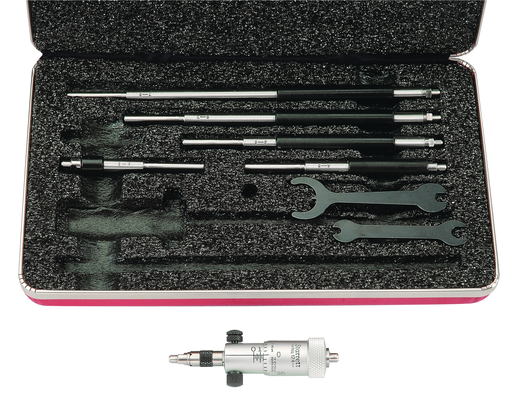 INSIDE MICROMETER SET, 2-8" RANGE, .001" 124AZ