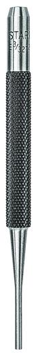 DRIVE PIN PUNCH, 3/32" DIAM X 4" L 565B