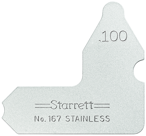 RADIUS GAGE, .100" 167-100