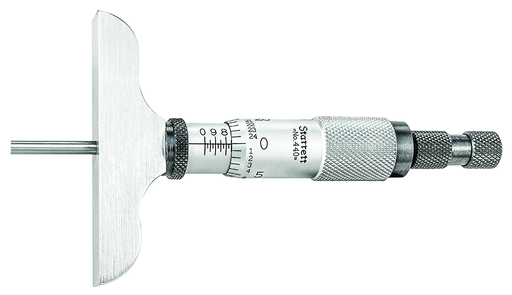 MICROMETER DEPTH GAGE, 0-3", 2-1/2" BASE 440Z-3RL