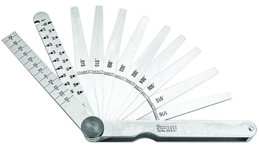 ENGINEERS GAGE, INCH READING 245