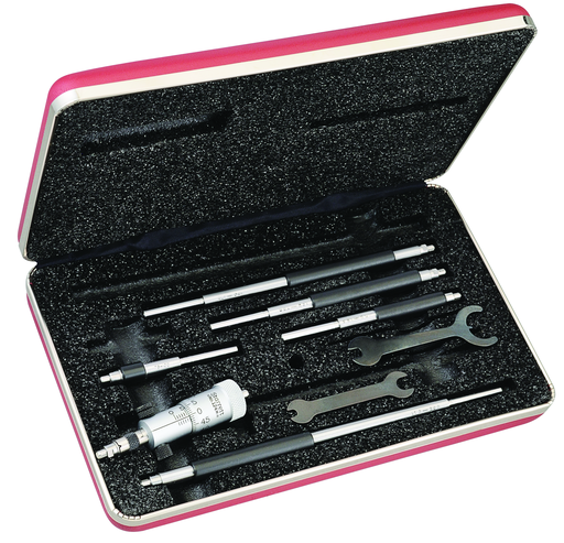 INSIDE MICROMETER SET, 50-200mm RANGE 124MAZ