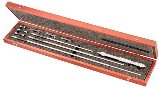 INSIDE MICROMETER SET, 8-32" RANGE, .001" 124CZ