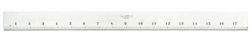 STRAIGHT EDGE, 18", WITH BEVEL & 32nd GRADS 387-18