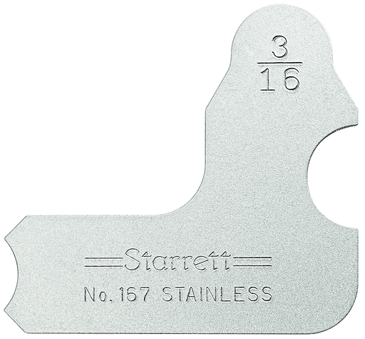 RADIUS GAGE, 3/16" 167-3/16