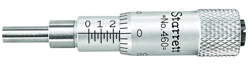 MICROMETER HEAD, 0-1/2" range, .001" GRADS 460B
