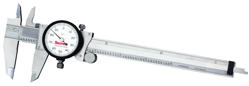 DIAL CALIPER, 0-6", IN PLASTIC CASE 120A-6