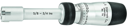 MICROMETER, INSIDE 5/8-3/4" RANGE 78XTZ-750