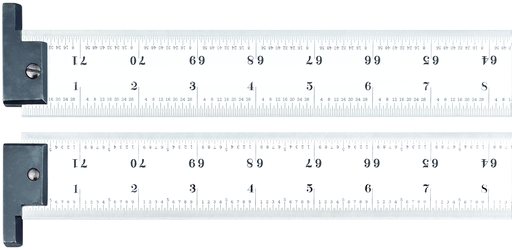 HOOK RULE, 72", 16R GRAD, HEAVY SPRING TEMPERED CH416R-72