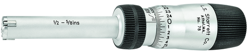 MICROMETER, INSIDE 1/2-5/8" RANGE 78XTZ-625