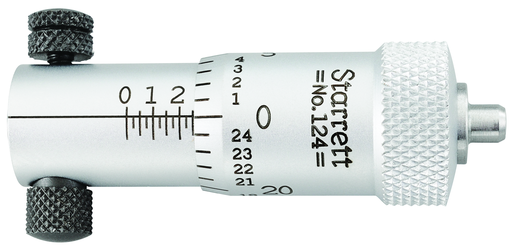 MICROMETER HEAD, 1/2" RANGE, .001" GRAD H124A/B