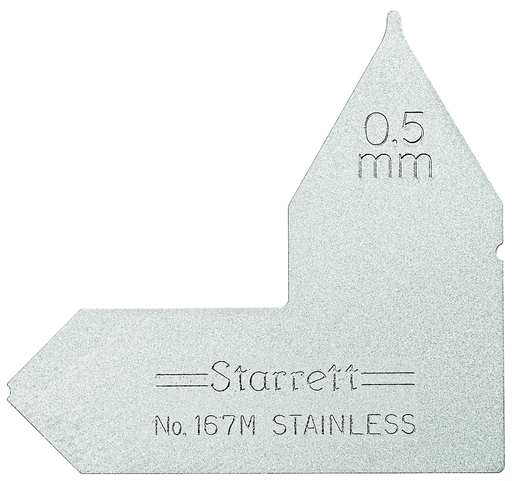 RADIUS GAGE, .5mm 167M-1/2