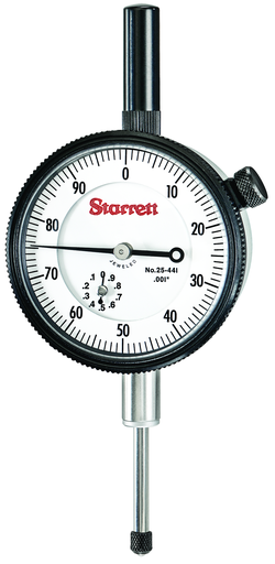DIAL INDICATOR, WITH CASE STEM CAP, 0 -1.000" 25-441J WCSC