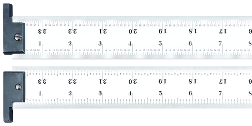 HOOK RULE, 24", 16R GRAD, HEAVY SPRING TEMPERED CH416R-24