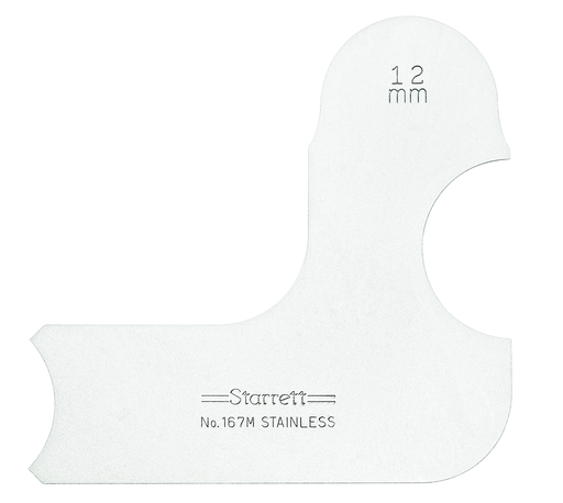 RADIUS GAGE, 12mm 167M-12
