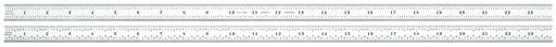 STEEL RULE, FULL FLEXIBLE, 24", 16R GRADS C316R-24