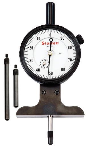 DIAL DEPTH GAGE, 0-3" RANGE, .001" GRAD 644JZ