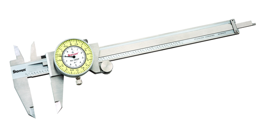 DIAL CALIPER, 0-6" FRACTIONAL 1202F-6