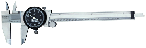 DIAL CALIPER, BLACK DIAL, 0-6" B120A-6