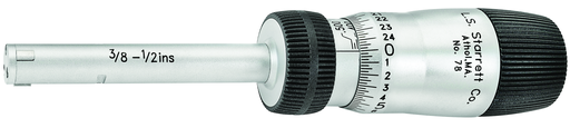 MICROMETER, INSIDE 3/8-1/2" RANGE 78XTZ-500