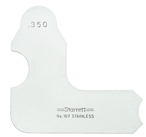 RADIUS GAGE, .350" 167-350