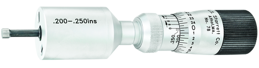 MICROMETER, INSIDE .200-.250" RANGE 78XTZ-250