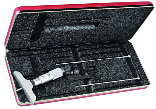 MICROMETER DEPTH GAGE, 0-3", 2-1/2" BASE 440Z-3L