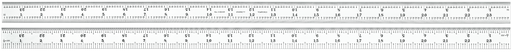 STEEL RULE, SEMI FLEXIBLE, 24", 3R GRADS C303SR-24