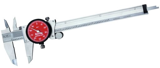 DIAL CALIPER, RED DIAL, 0-6" R120A-6