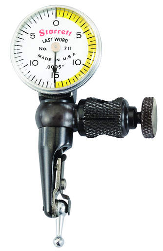 DIAL TEST INDICATOR, 0-15-0, .0005" GRAD 711HSZ