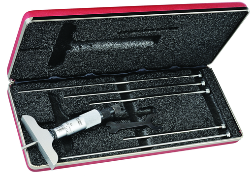 MICROMETER DEPTH GAGE, 0-6", 2-1/2" BASE 440Z-6RL