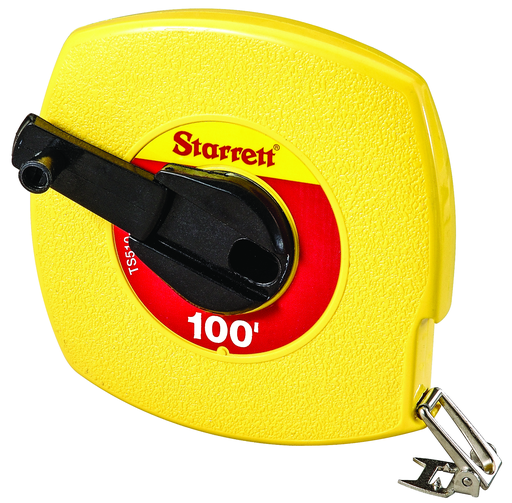 Starrett 3/8" x 100' English Long Tape Graduated in 1/8" KTS510-100-N