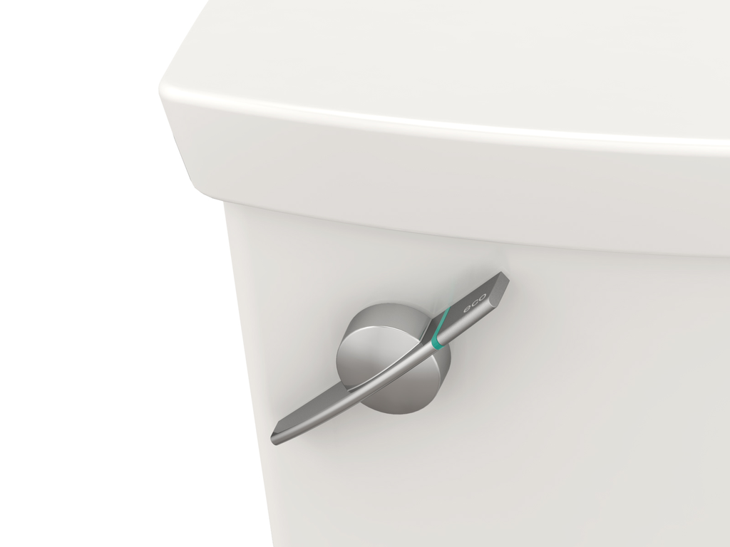 H2OPTION DUAL FLUSH TANK LHTL - WHT, White