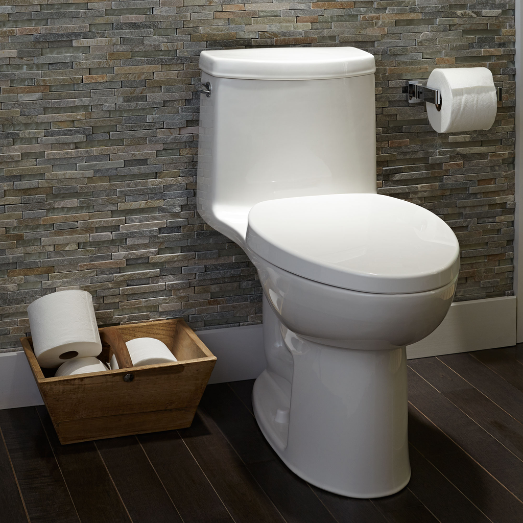 LOFT RH EL 1 PC TOILET W/SEAT WHT, White