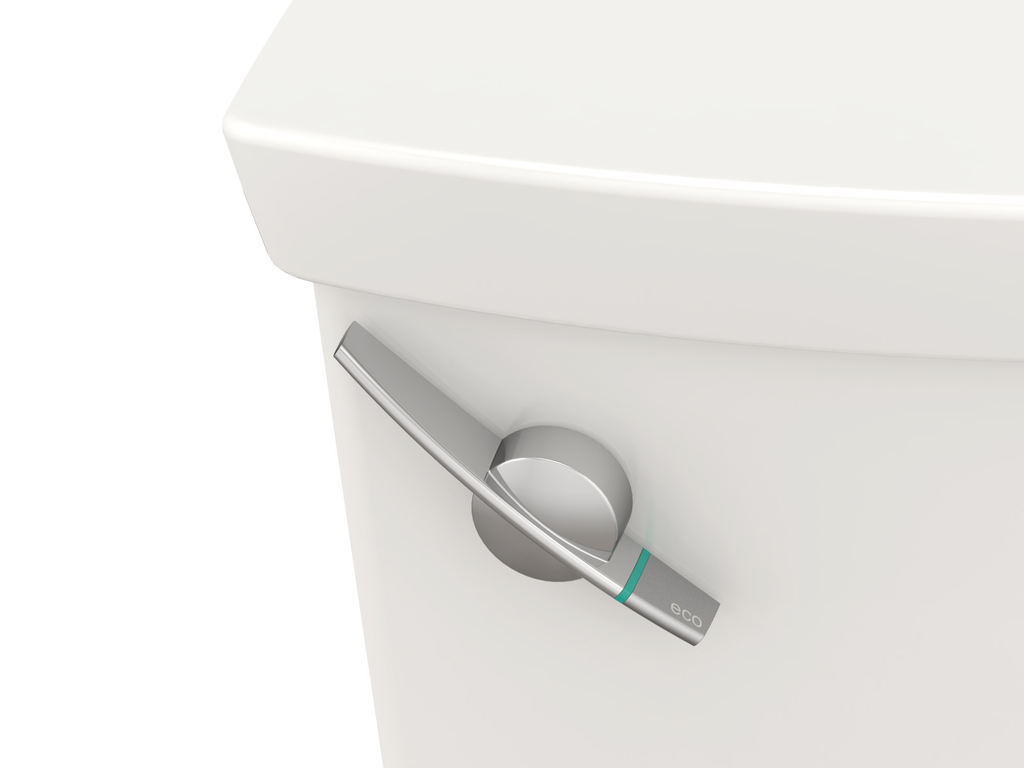 H2OPTION DUAL FLUSH TANK LHTL - WHT, White