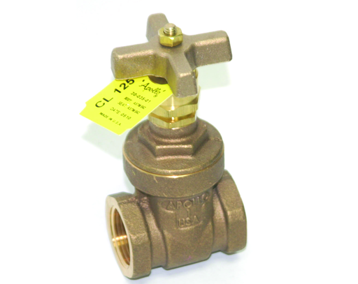 Apollo Class 125 Non-Rising Stem Bronze Gate Valves, Threaded Bonnet 2" (2 x FNPT)