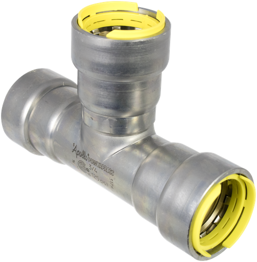 Apollo PowerPress Gas T-piece FFF 1/2"
